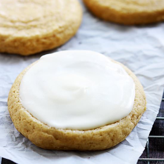Pumpkin Sugar Cookies