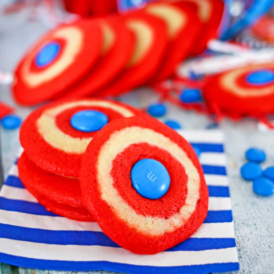 Captain America M&M Cookies