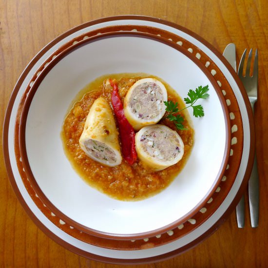 Squid Stuffed with Meat