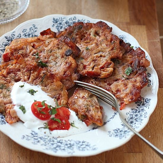 Greek tomato patties