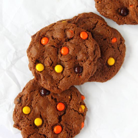 DoubleChocolatePeanutButterCookies