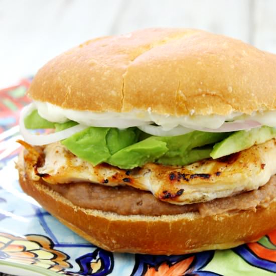 Grilled Chicken Tortas