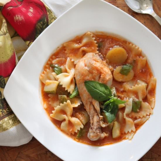 Hearty Chicken Pot Soup