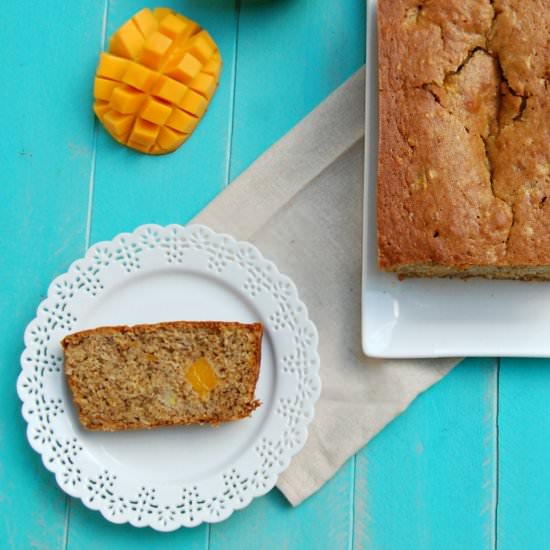 Fresh Mango Banana Bread