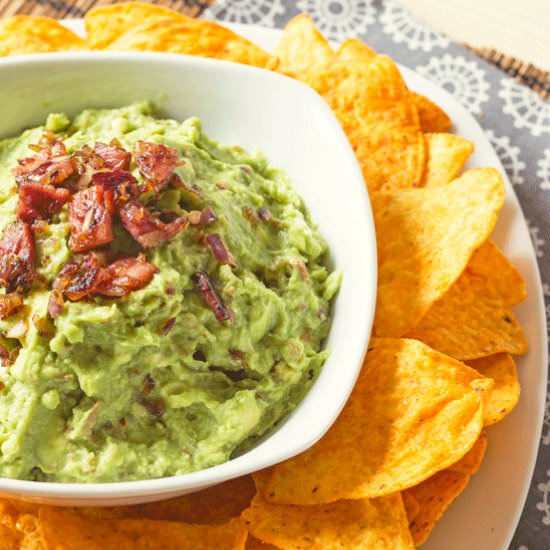 Bacon & Roasted Garlic Guacamole