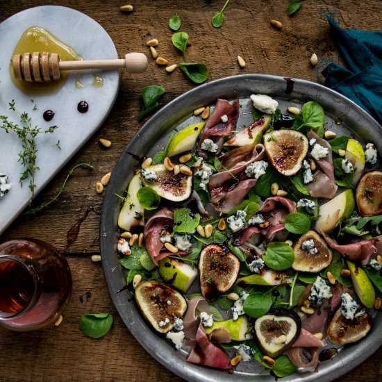 Fig Salad with Prosciutto