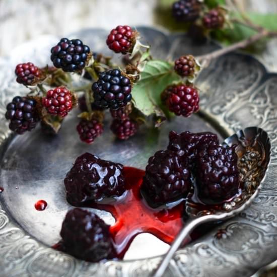 Pickled Blackberries