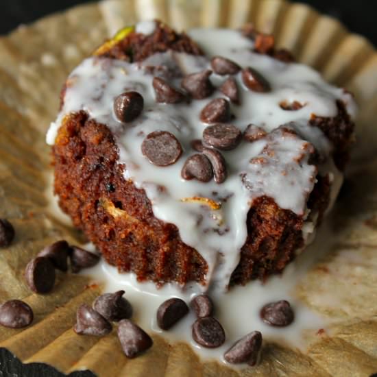 Chocolate Zucchini Muffins