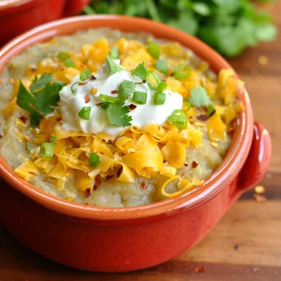 Crockpot Mexican Baked Potato Soup