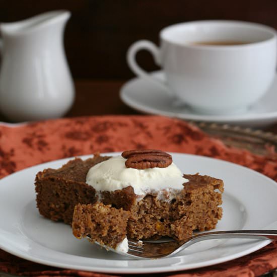 Slow Cooker Pumpkin Spice Cake