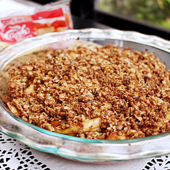 Healthy Apple Crisp