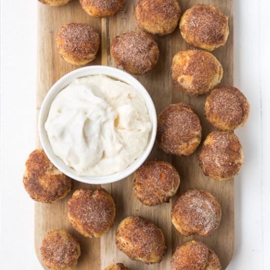 Pumpkin Spice Sugar Pretzel Bites