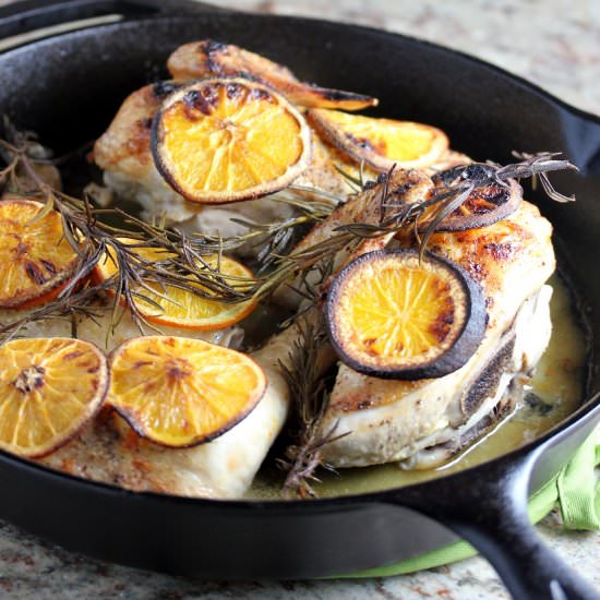 Roasted Citrus Rosemary Chicken