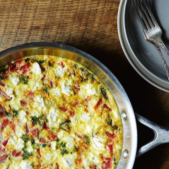 Spinach and Tomato Frittata