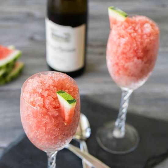 Watermelon & Riesling Granita
