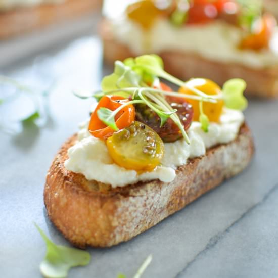 Heirloom Tomato Bruschetta
