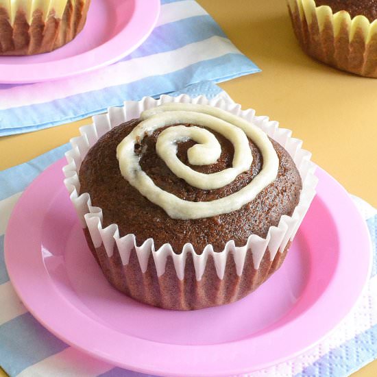 Ragi Chocolate Muffins