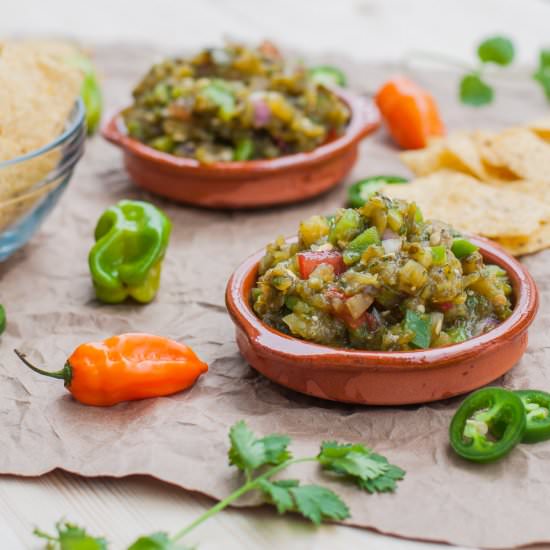 Chunky Green Chile Salsa