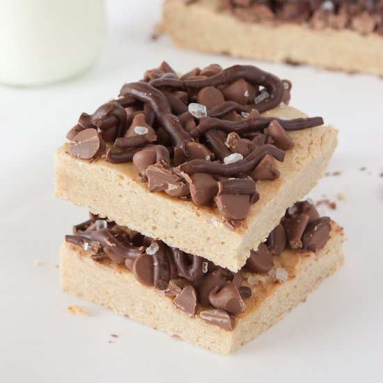 Salted Chocolate Chip Cookie Bars