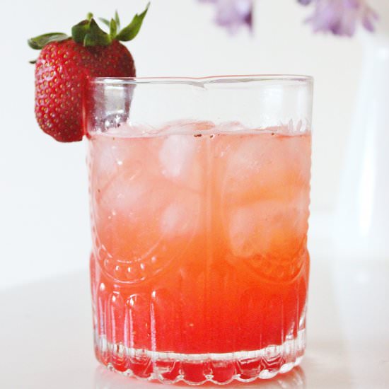 Strawberry lemon cordial