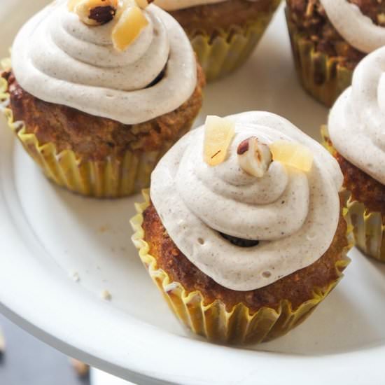Hazelnut Cupcakes with Buttercream