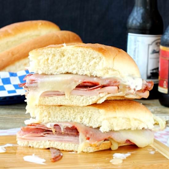 Deli Meat Ranch Melt Sandwich