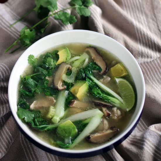 Chicken and Vegetable Miso Soup