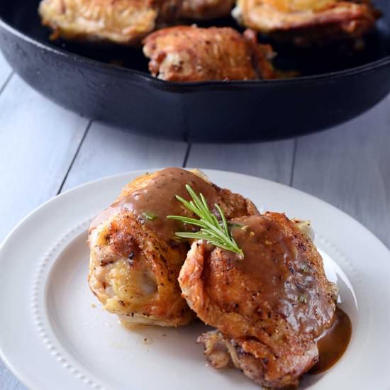 Crispy Chicken Thighs