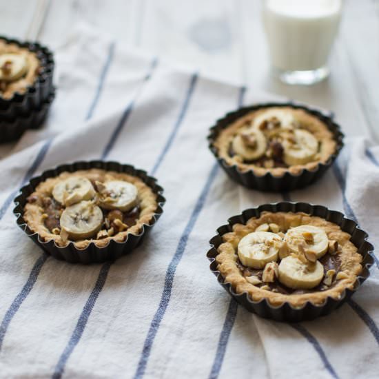 Nutella Tartlets with Banana
