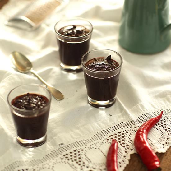 Chilli Chocolate Pots