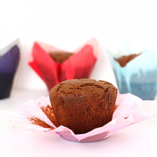 Triple chocolate muffins