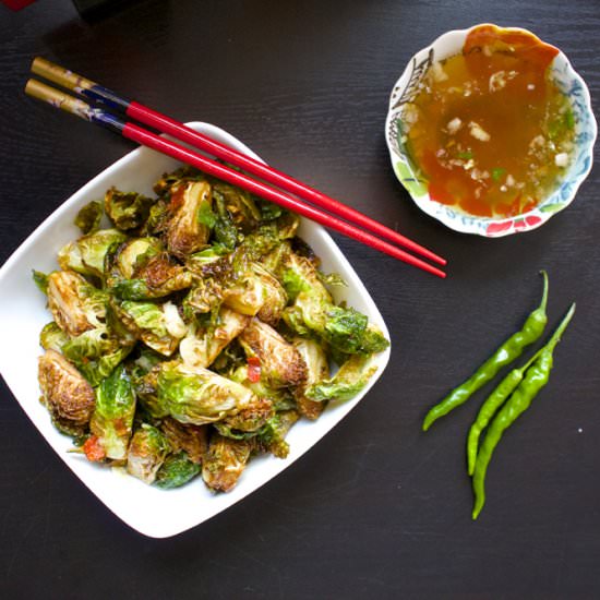 Crispy Thai Brussels Sprouts