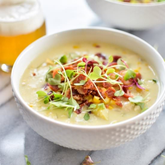 White Bean, Chicken & Corn Chowder