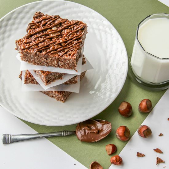 Nutella Rice Krispies Treats