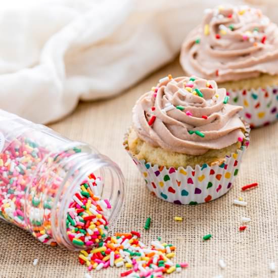 Banana Cupcakes With Nutella