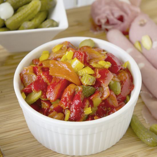 Roasted red pepper relish
