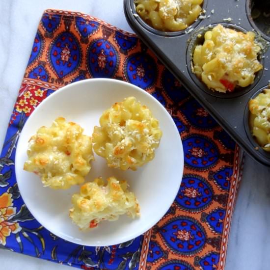 pepper jack mac and cheese cups