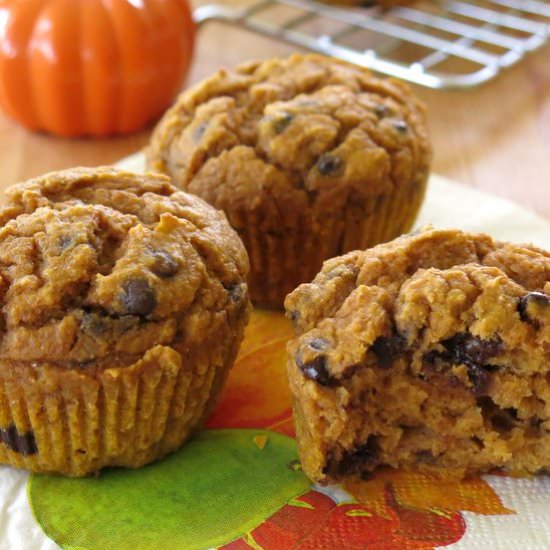 Whole Wheat Pumpkin Muffins