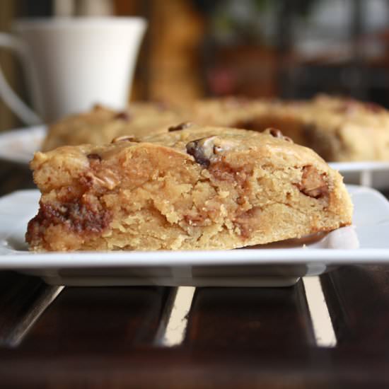 Peanut Butter Milk Chocolate Scones