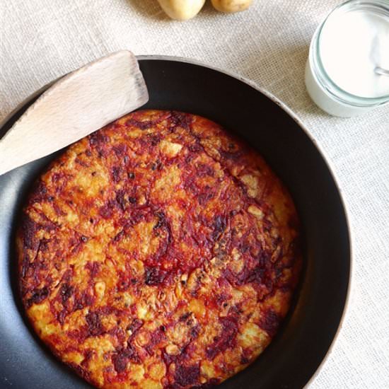 Beetroot and Potato Rosti