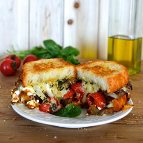 Ratatouille Grilled Cheese