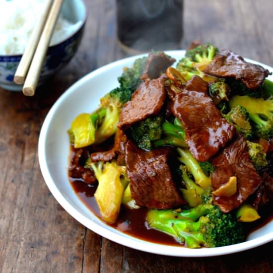 Beef with broccoli