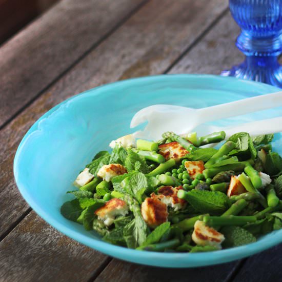 Baby Pea, Mint and Asparagus Salad