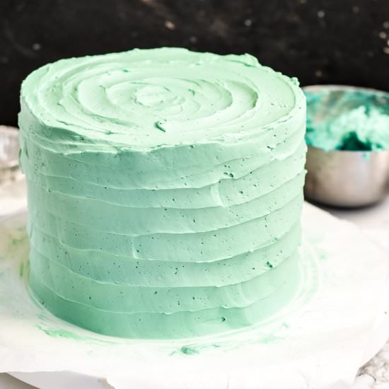 Pastel White Chocolate Mud Cake