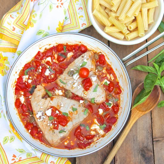 Tuna in Rustic Tomato Sauce