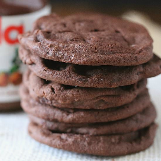 3-Ingredient Nutella Cookies