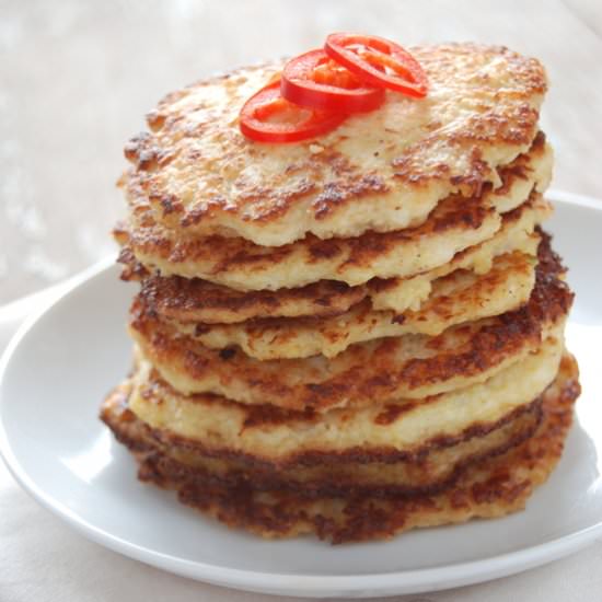 Savoury Cauliflower Pancakes
