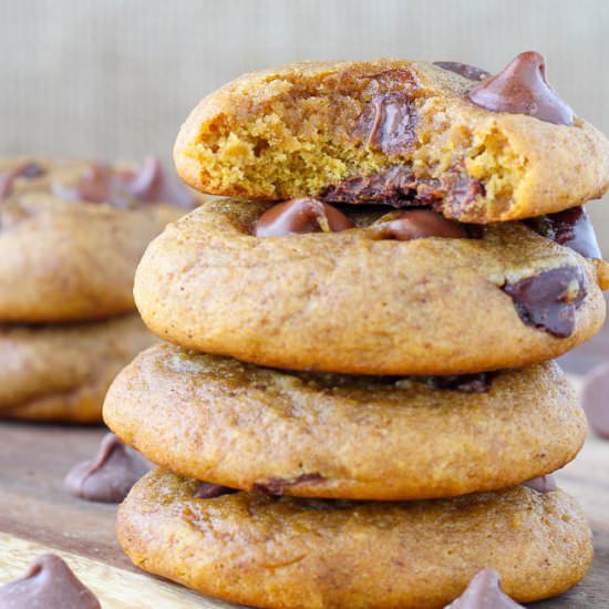 Pumpkin Chocolate Chip Cookie