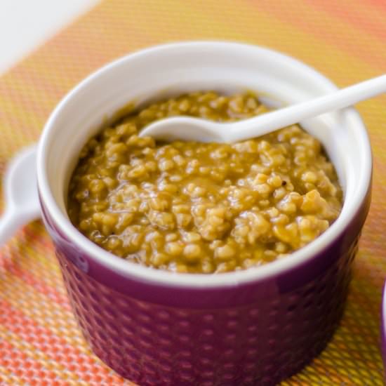 Pumpkin Pie Oatmeal