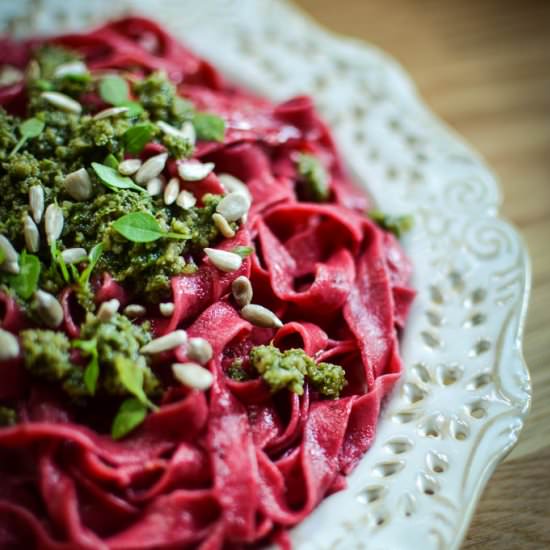 Beetroot Tagliatelle